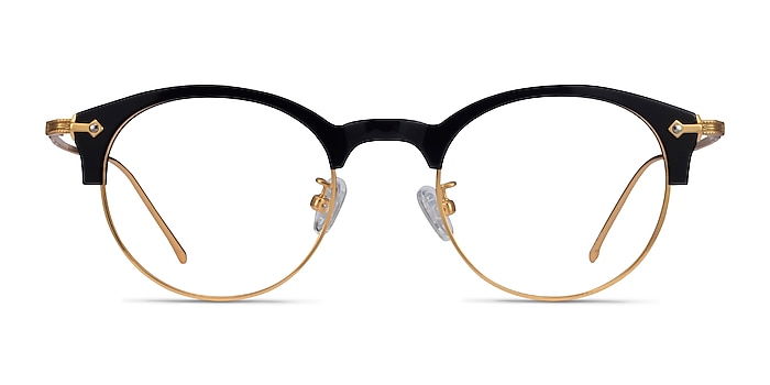 Irvin Black Acetate-metal Eyeglass Frames from EyeBuyDirect