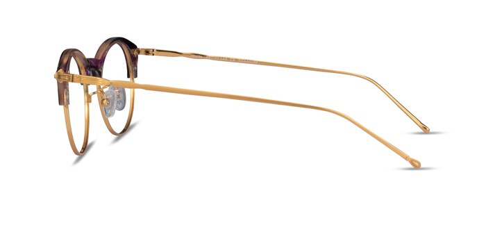 Irvin Floral Stirped Acetate-metal Eyeglass Frames from EyeBuyDirect
