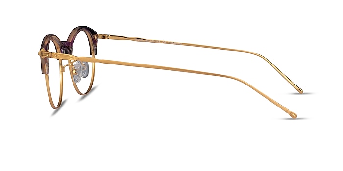 Irvin Floral Stirped Acetate-metal Montures de lunettes de vue d'EyeBuyDirect