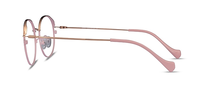 Patel Pink  Rose Gold Metal Eyeglass Frames from EyeBuyDirect