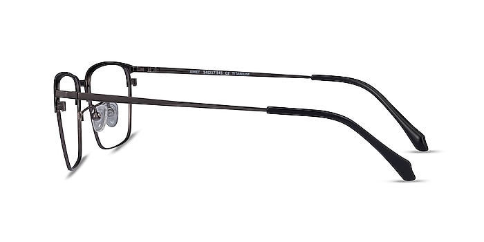 Amet Black  Gunmetal Metal Eyeglass Frames from EyeBuyDirect