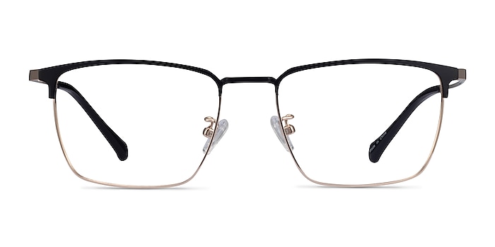 Fungi Black  Gold Métal Montures de lunettes de vue d'EyeBuyDirect