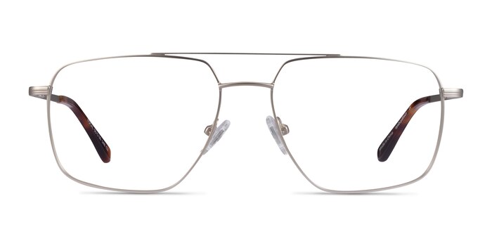 Focal Argenté Métal Montures de lunettes de vue d'EyeBuyDirect