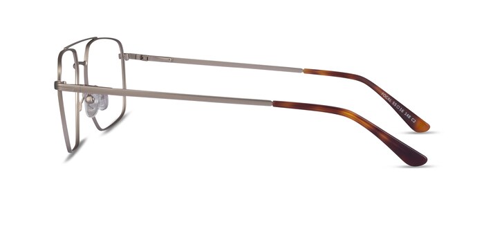 Focal Argenté Métal Montures de lunettes de vue d'EyeBuyDirect