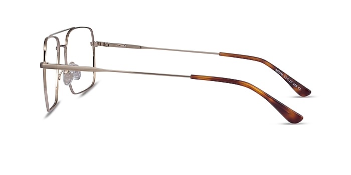 Aerial Light Gold Metal Eyeglass Frames from EyeBuyDirect
