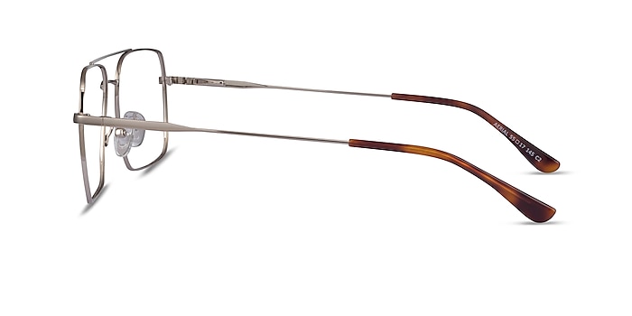 Aerial Silver Metal Eyeglass Frames from EyeBuyDirect