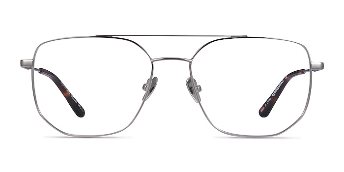 Morrison Silver Metal Eyeglass Frames from EyeBuyDirect