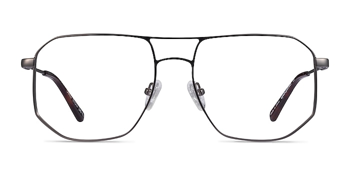 Carlo Matte Gunmetal Métal Montures de lunettes de vue d'EyeBuyDirect