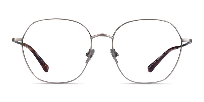 Etymology Brushed Gunmetal Metal Eyeglass Frames from EyeBuyDirect