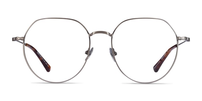 Emotion Brushed Gunmetal Métal Montures de lunettes de vue d'EyeBuyDirect