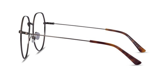 Emotion Brushed Gunmetal Metal Eyeglass Frames from EyeBuyDirect