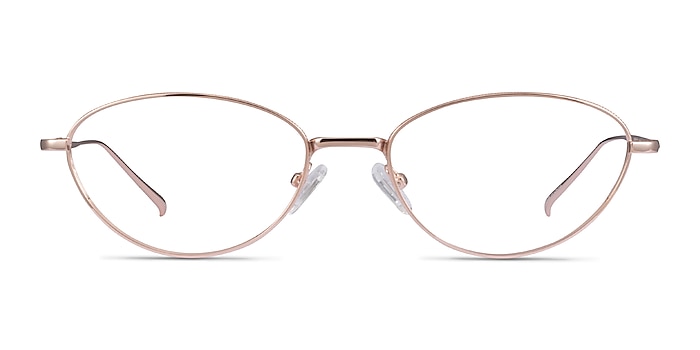 Feather Rose Gold Metal Eyeglass Frames from EyeBuyDirect