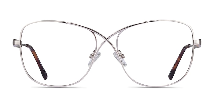 Movie Silver Metal Eyeglass Frames from EyeBuyDirect