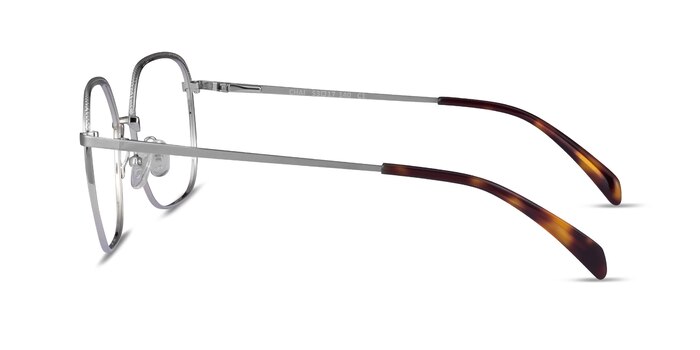 Chai Argenté Métal Montures de lunettes de vue d'EyeBuyDirect