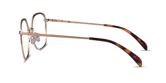 Chai Or rose Métal Montures de lunettes de vue d'EyeBuyDirect