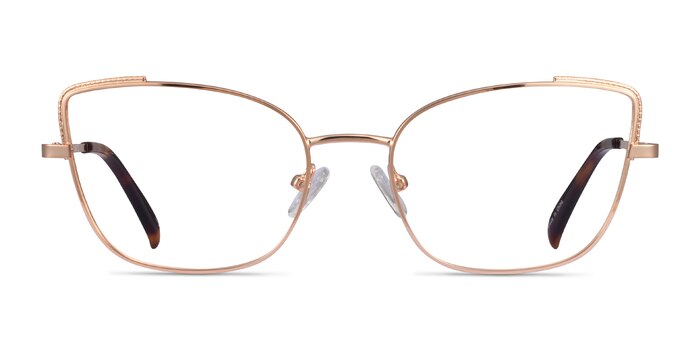 Exquisite Rose Gold Metal Eyeglass Frames from EyeBuyDirect