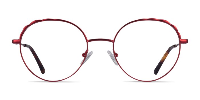Cloud Burgundy Métal Montures de lunettes de vue d'EyeBuyDirect