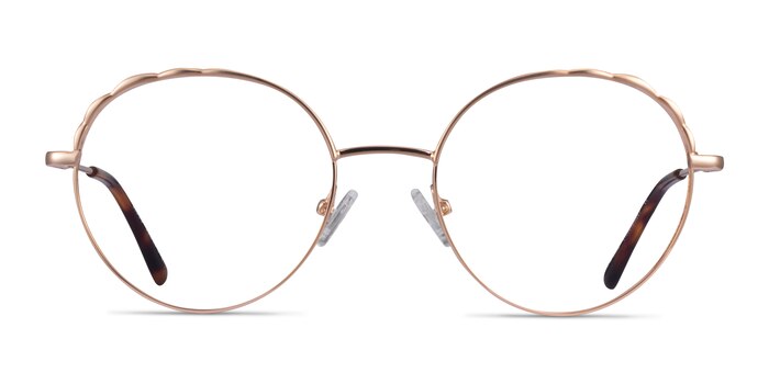 Cloud Rose Gold Metal Eyeglass Frames from EyeBuyDirect