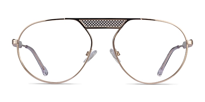 Flowing Doré Métal Montures de lunettes de vue d'EyeBuyDirect