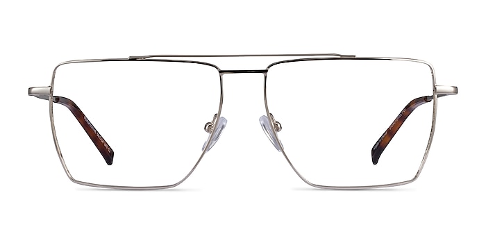 Perspective Argenté Métal Montures de lunettes de vue d'EyeBuyDirect