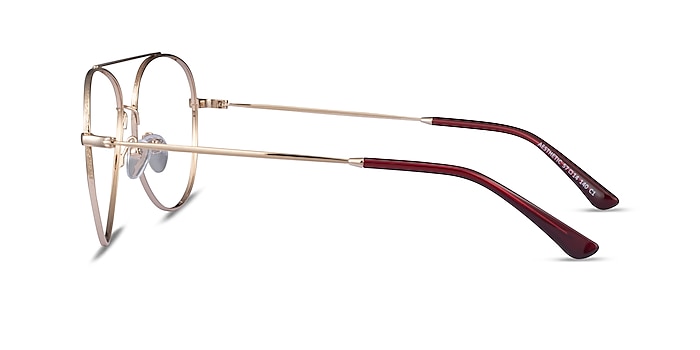 Aesthetic Gold Metal Eyeglass Frames from EyeBuyDirect