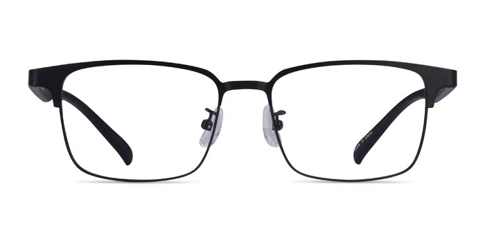 Jimy Matte Black Métal Montures de lunettes de vue d'EyeBuyDirect