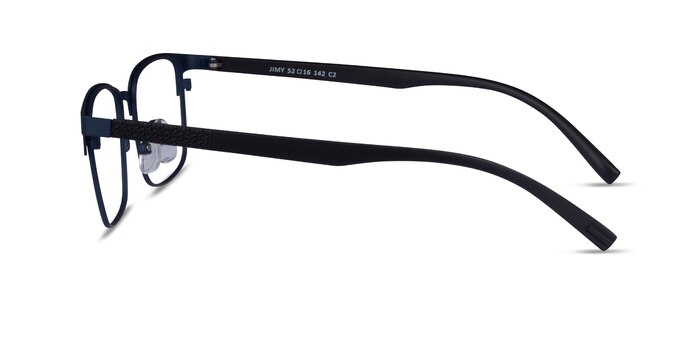 Jimy Matte Navy Black Métal Montures de lunettes de vue d'EyeBuyDirect