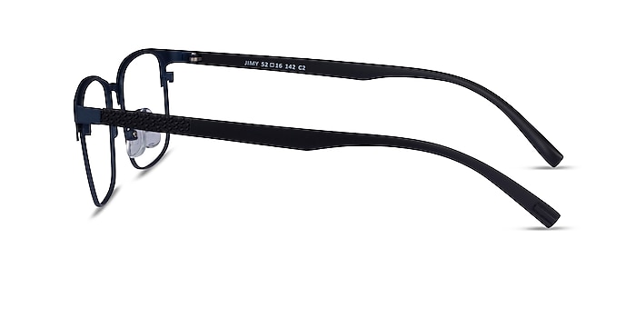 Jimy Matte Navy Black Metal Eyeglass Frames from EyeBuyDirect