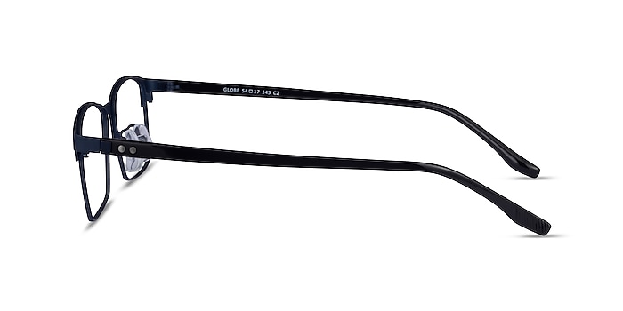 Globe Matte Blue Black Acétate Montures de lunettes de vue d'EyeBuyDirect