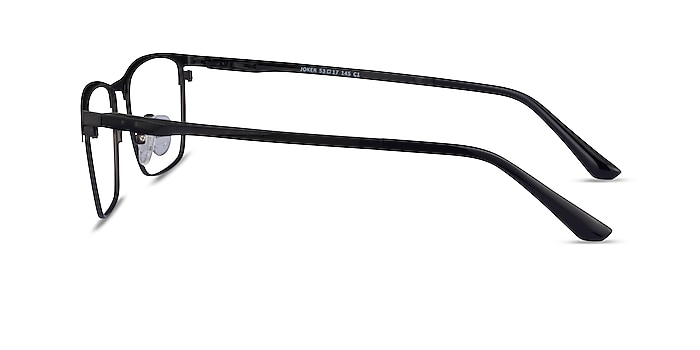 Joker Matte Gunmetal Clear Gray Métal Montures de lunettes de vue d'EyeBuyDirect