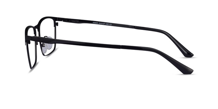 Joker Noir Métal Montures de lunettes de vue d'EyeBuyDirect