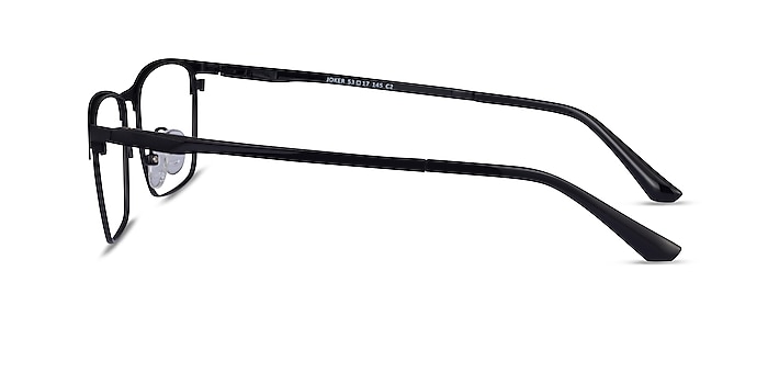 Joker Black Metal Eyeglass Frames from EyeBuyDirect