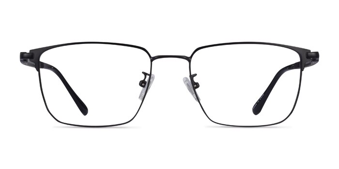 Abroad Gunmetal Black Métal Montures de lunettes de vue d'EyeBuyDirect