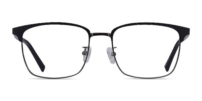 Terry Black Gunmetal Métal Montures de lunettes de vue d'EyeBuyDirect