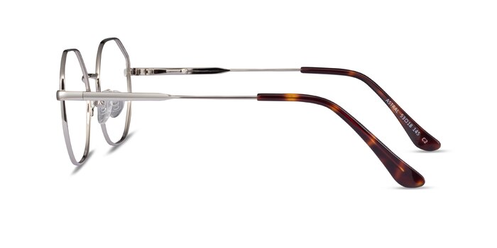 Astral Silver Metal Eyeglass Frames from EyeBuyDirect