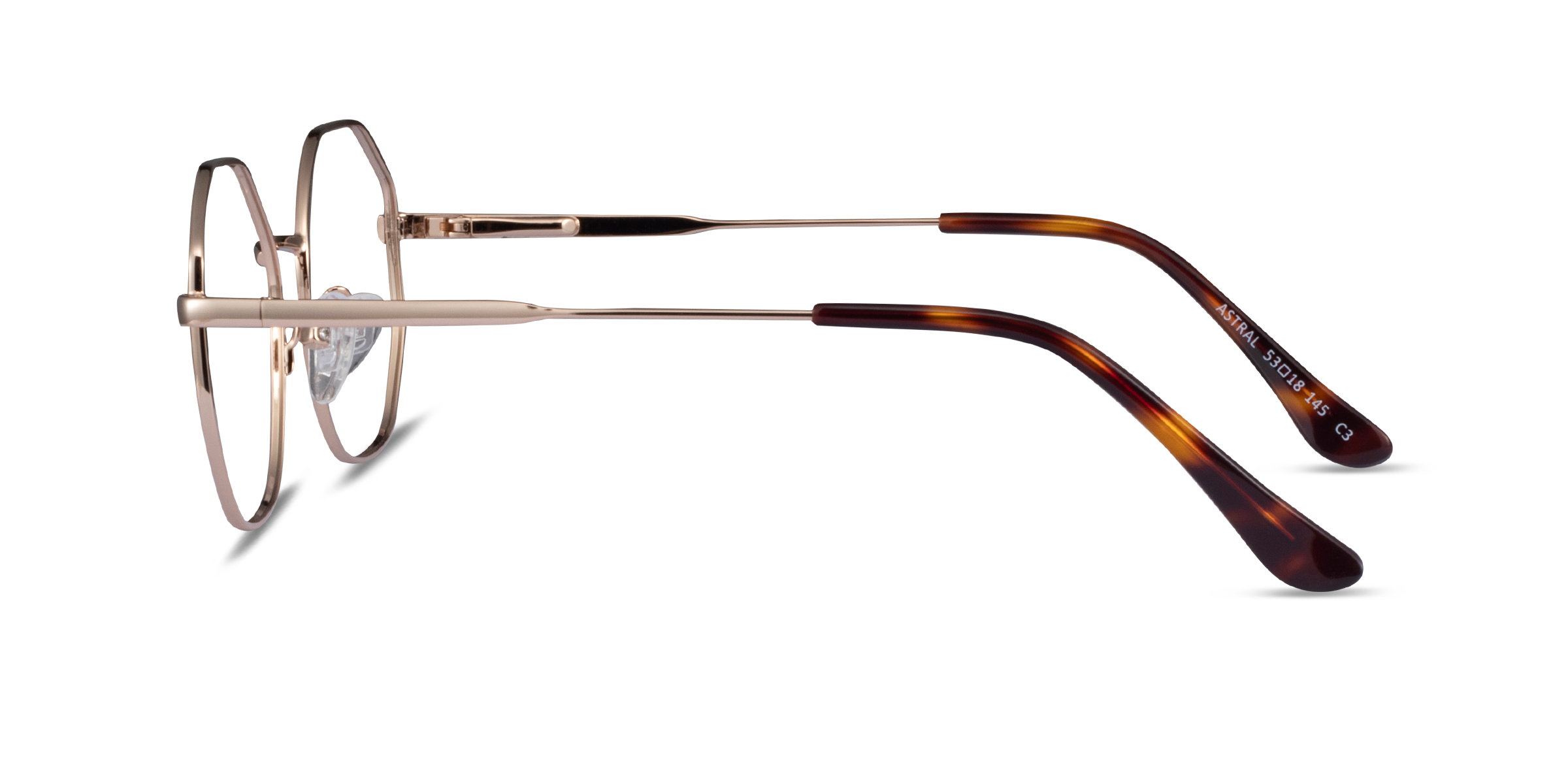 Astral Geometric Gold Full Rim Eyeglasses Eyebuydirect Canada