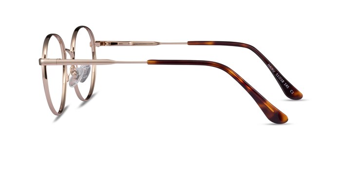Haiku Golden Metal Eyeglass Frames from EyeBuyDirect