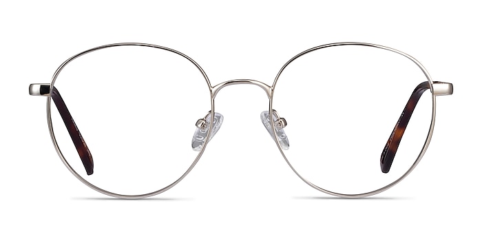 Haiku Silver Metal Eyeglass Frames from EyeBuyDirect