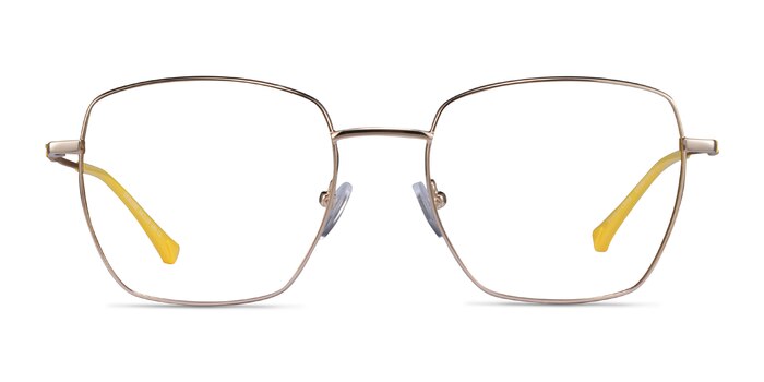 Genuine Gold Yellow Metal Eyeglass Frames from EyeBuyDirect
