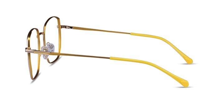 Genuine Gold Yellow Métal Montures de lunettes de vue d'EyeBuyDirect