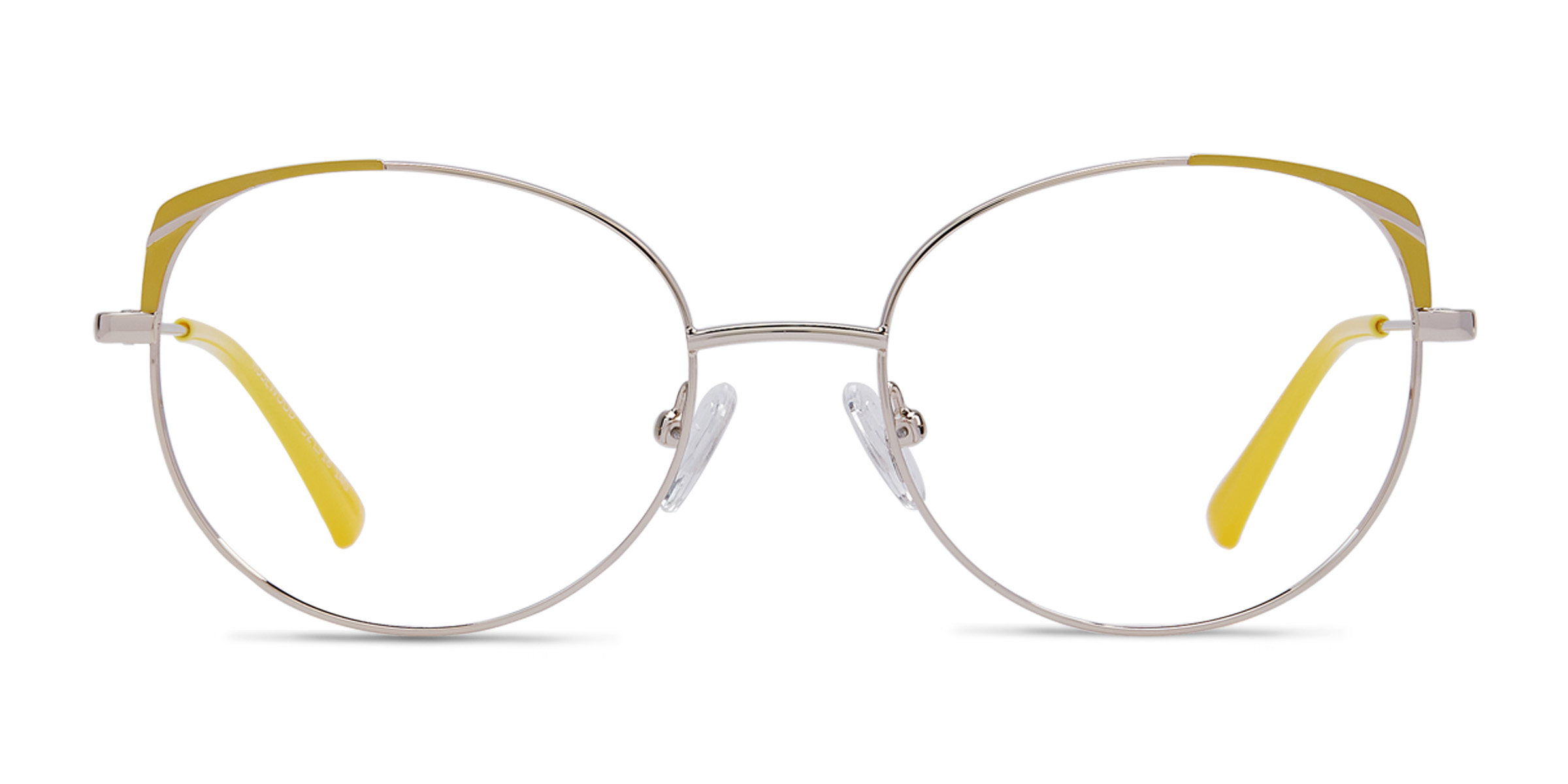 Rosewood Cat Eye Light Gold Yellow Glasses for Women Eyebuydirect