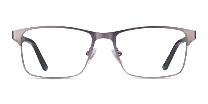 Carbon Matte Gunmetal Métal Montures de lunettes de vue d'EyeBuyDirect