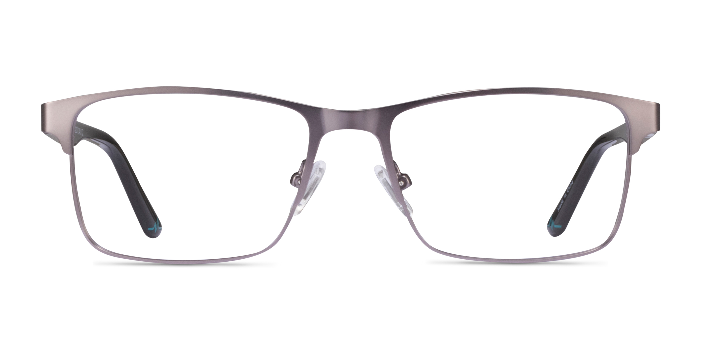 Carbon Rectangle Matte Gunmetal Full Rim Eyeglasses Eyebuydirect