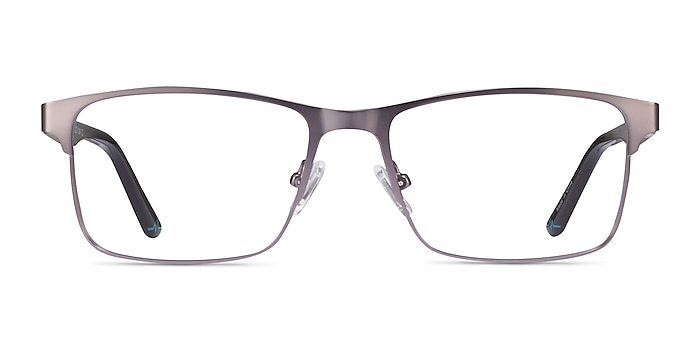Carbon Matte Gunmetal Metal Eyeglass Frames from EyeBuyDirect