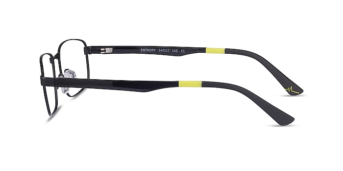 Entropy Matte Black Metal Eyeglass Frames from EyeBuyDirect
