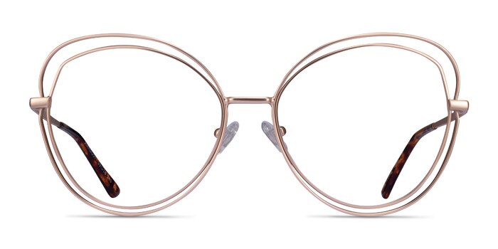 Stardust Matte Rose Gold Métal Montures de lunettes de vue d'EyeBuyDirect