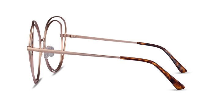 Stardust Matte Rose Gold Métal Montures de lunettes de vue d'EyeBuyDirect