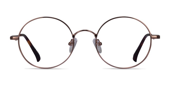 Lanscilo Bronze Metal Eyeglass Frames from EyeBuyDirect