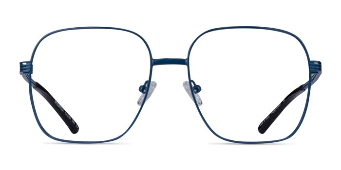 Epicenter Bleu Métal Montures de lunettes de vue d'EyeBuyDirect