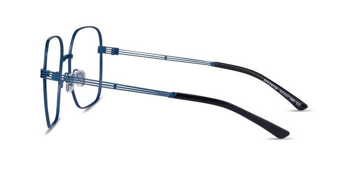 Epicenter Bleu Métal Montures de lunettes de vue d'EyeBuyDirect